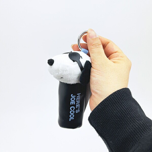 スヌーピー ジョー・クール カナビラ付きミニシリンダー (ブラック） SNOOPY