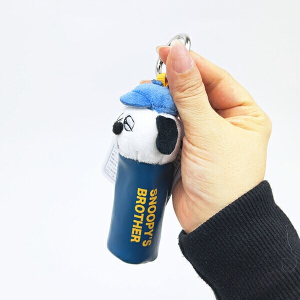 スヌーピー オラフ カナビラ付きミニシリンダー (ブルー) SNOOPY