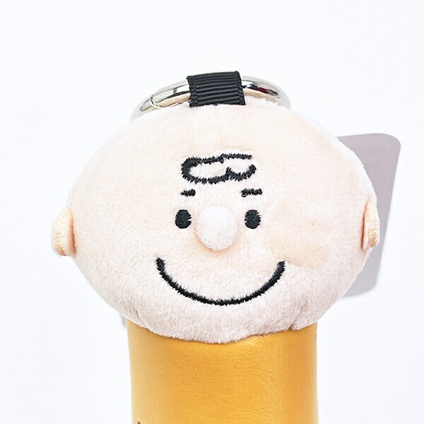 スヌーピー チャーリーブラウン カナビラ付きミニシリンダー （ベージュ） SNOOPY