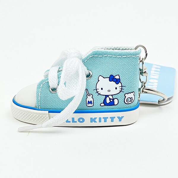 サンリオ ハローキティ スニーカーキーリング ミズイロ スワリ Sanrio