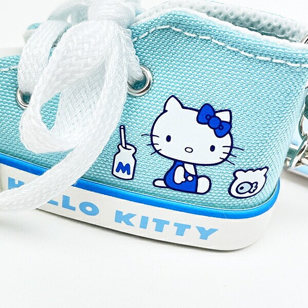 サンリオ ハローキティ スニーカーキーリング ミズイロ スワリ Sanrio