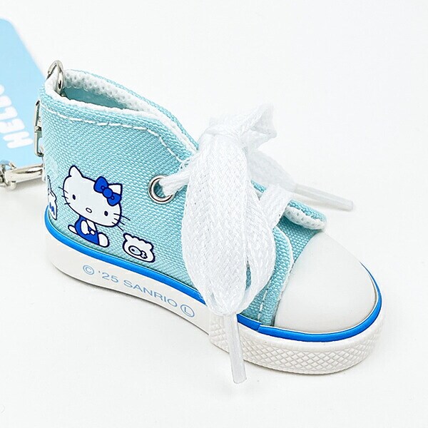 サンリオ ハローキティ スニーカーキーリング ミズイロ スワリ Sanrio