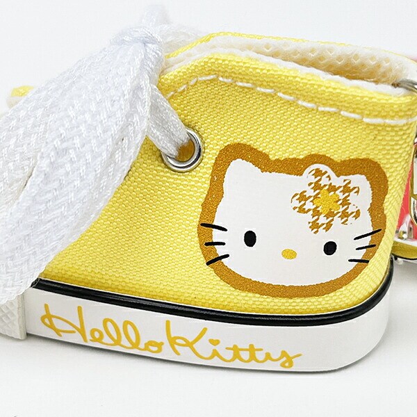 サンリオ ハローキティ スニーカーキーリング カオハナ イエロー Sanrio