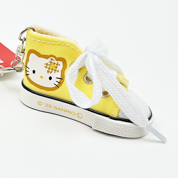 サンリオ ハローキティ スニーカーキーリング カオハナ イエロー Sanrio