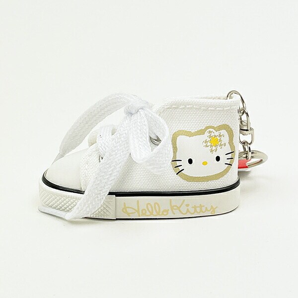 サンリオ ハローキティ スニーカーキーリング カオハナ ホワイト Sanrio