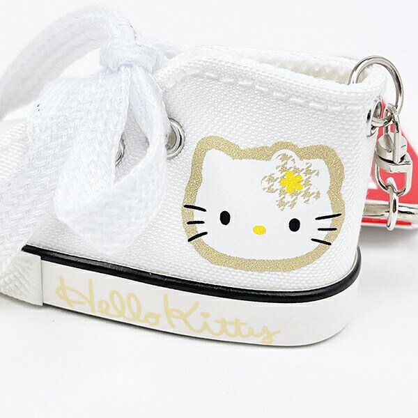 サンリオ ハローキティ スニーカーキーリング カオハナ ホワイト Sanrio