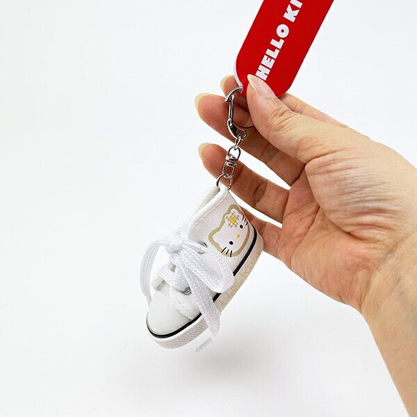サンリオ ハローキティ スニーカーキーリング カオハナ ホワイト Sanrio