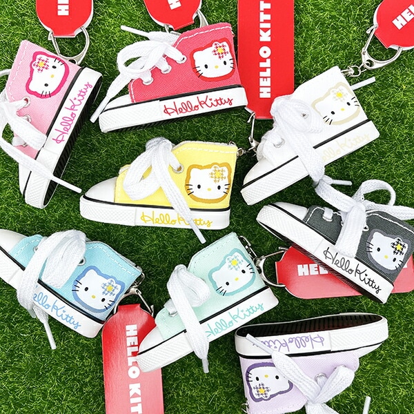 サンリオ ハローキティ スニーカーキーリング カオハナ ホワイト Sanrio