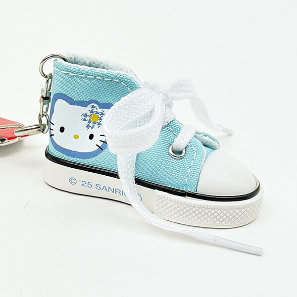サンリオ ハローキティ スニーカーキーリング カオハナ ブルー Sanrio