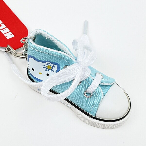 サンリオ ハローキティ スニーカーキーリング カオハナ ブルー Sanrio