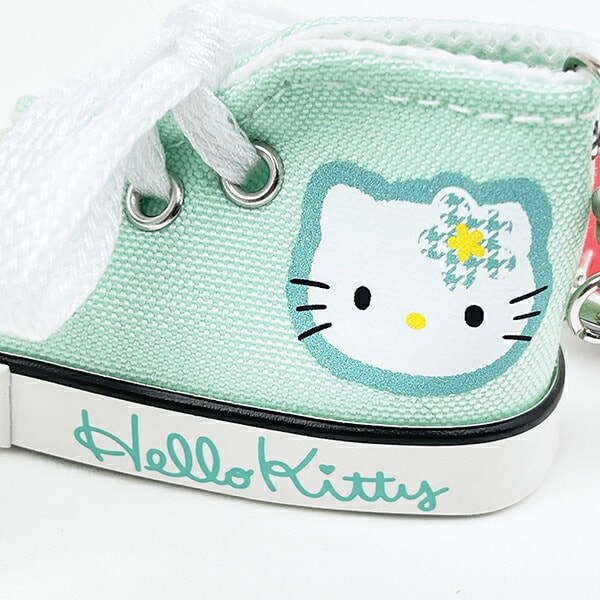 サンリオ ハローキティ スニーカーキーリング カオハナ グリーン Sanrio