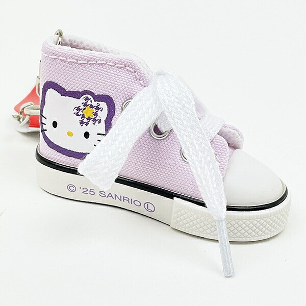サンリオ ハローキティ スニーカーキーリング カオハナ パープル Sanrio