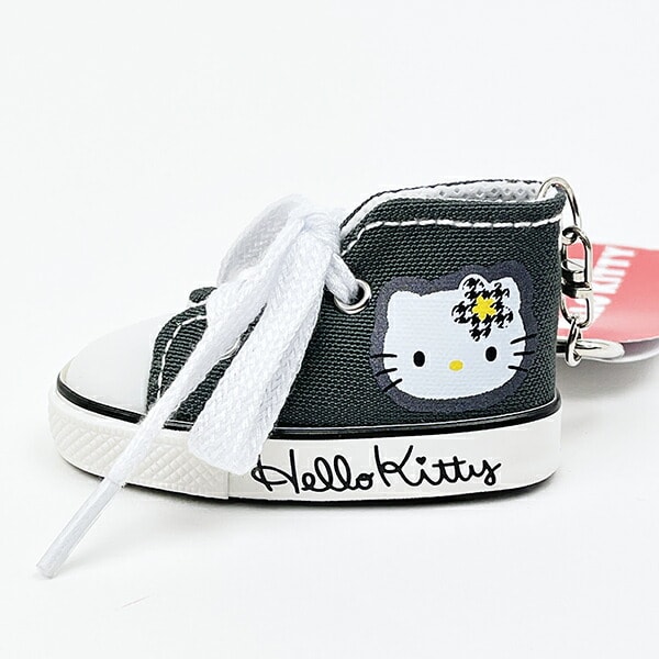 サンリオ ハローキティ スニーカーキーリング カオハナ ブラック Sanrio