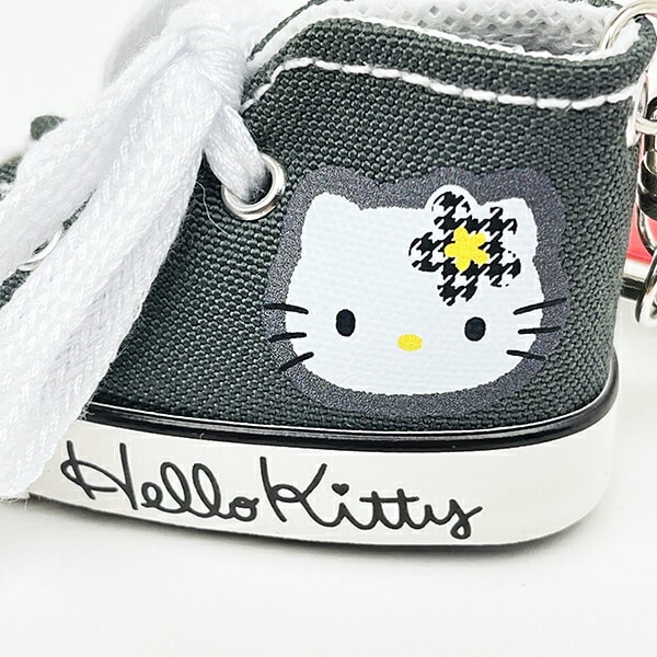 サンリオ ハローキティ スニーカーキーリング カオハナ ブラック Sanrio