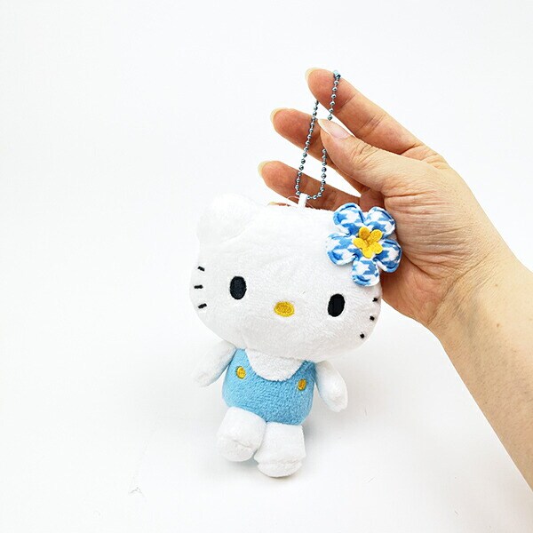 サンリオ ハローキティ マスコット カオハナ ブルー Sanrio