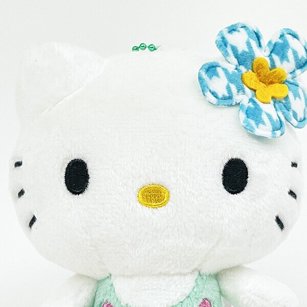 サンリオ ハローキティ マスコット カオハナ グリーン Sanrio