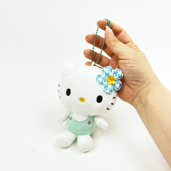 サンリオ ハローキティ マスコット カオハナ グリーン Sanrio