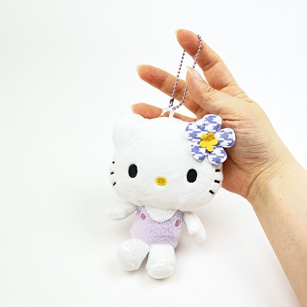 サンリオ ハローキティ マスコット カオハナ パープル Sanrio
