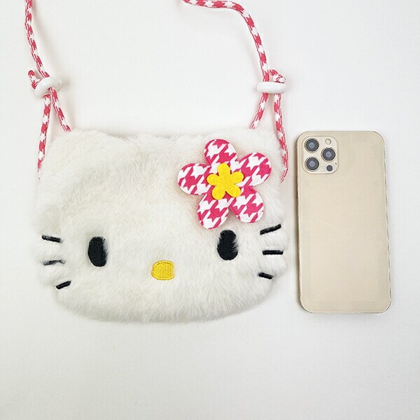 サンリオ ハローキティ ぬいぐるみサコッシュ カオハナ ショルダーバッグ Sanrio