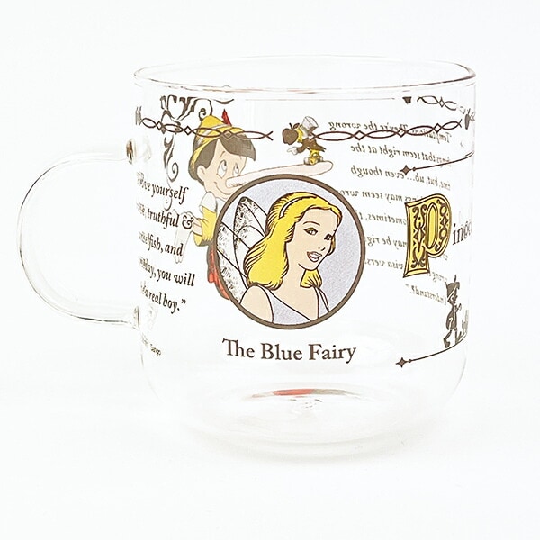 ディズニー 耐熱ガラスマグ ピノキオ マグカップ キッチン グラス