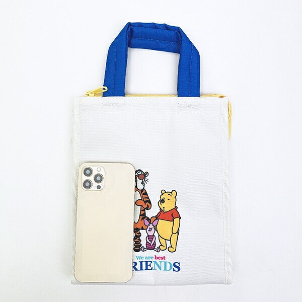 ディズニー くまのプーさん スクエアランチバッグ(M) POOH FUNNY FACES お弁当 Disney