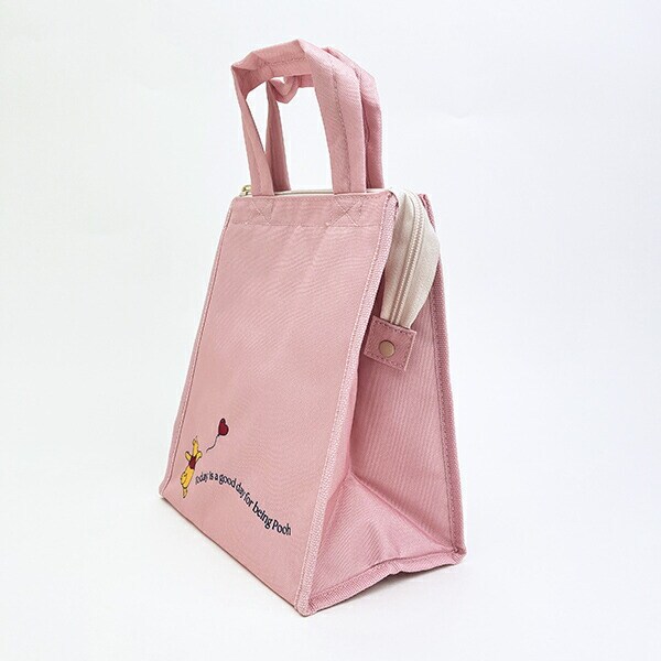 ディズニー くまのプーさん スクエアランチバッグ(M) Pooh Heart お弁当 Disney