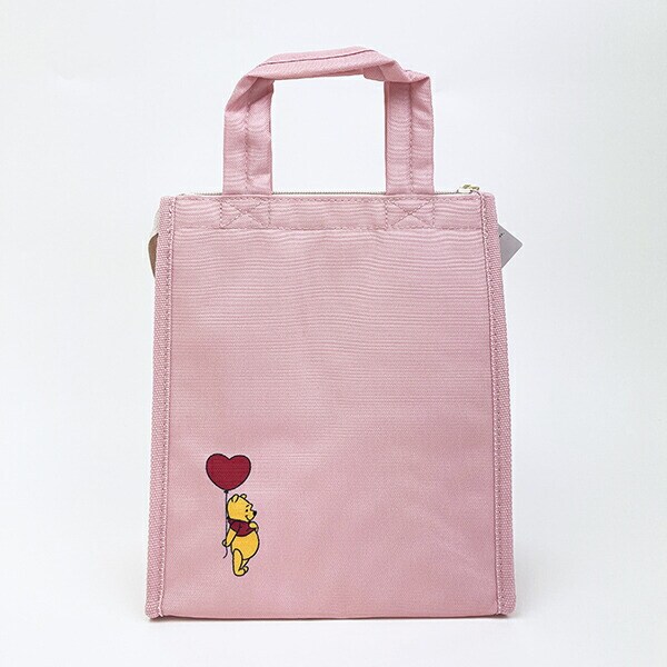 ディズニー くまのプーさん スクエアランチバッグ(M) Pooh Heart お弁当 Disney