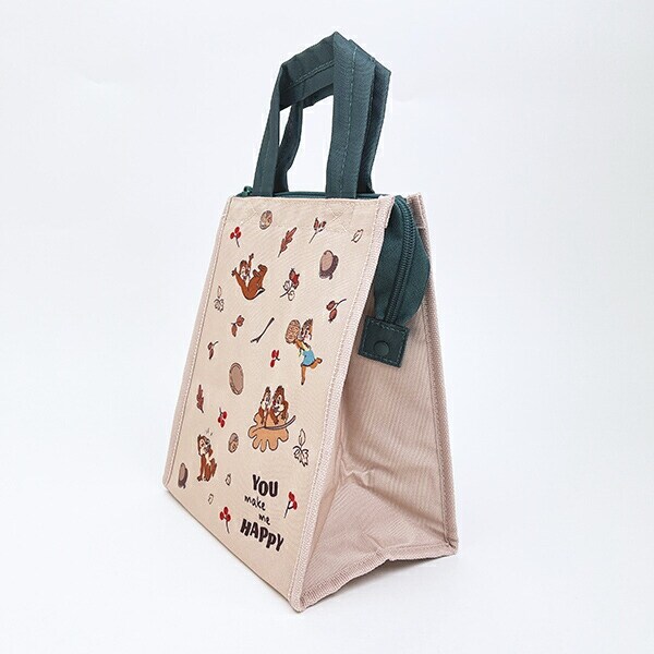 ディズニー チップとデール スクエアランチバッグ(M) Chip'n'Dale NUTS お弁当 Disney