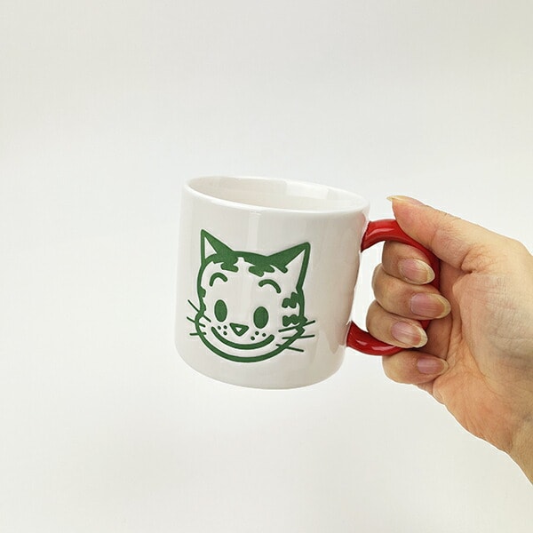 オサムグッズ キャット カラーマグカップ(アイボリー) コップ