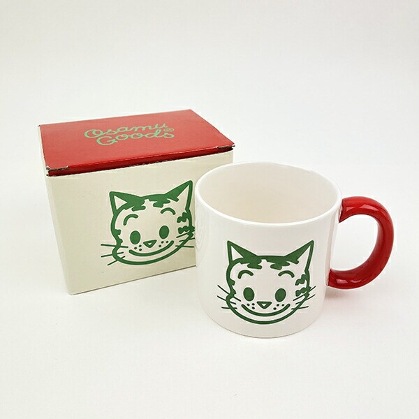オサムグッズ キャット カラーマグカップ(アイボリー) コップ