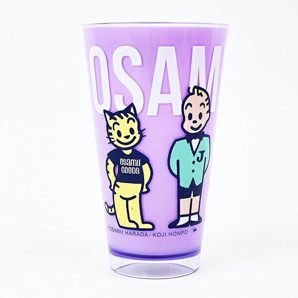 オサムグッズ アクリルタンブラー(L) (パープル) コップ ランチ