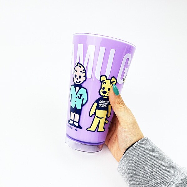 オサムグッズ アクリルタンブラー(L) (パープル) コップ ランチ