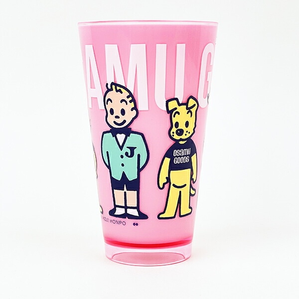 オサムグッズ アクリルタンブラー(L) (ピンク) コップ ランチ