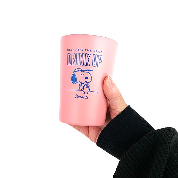スヌーピー snoopy ステンレスタンブラー drink up タンブラー ステンレス コップ カップ 保冷 保温 ピンク グッズ