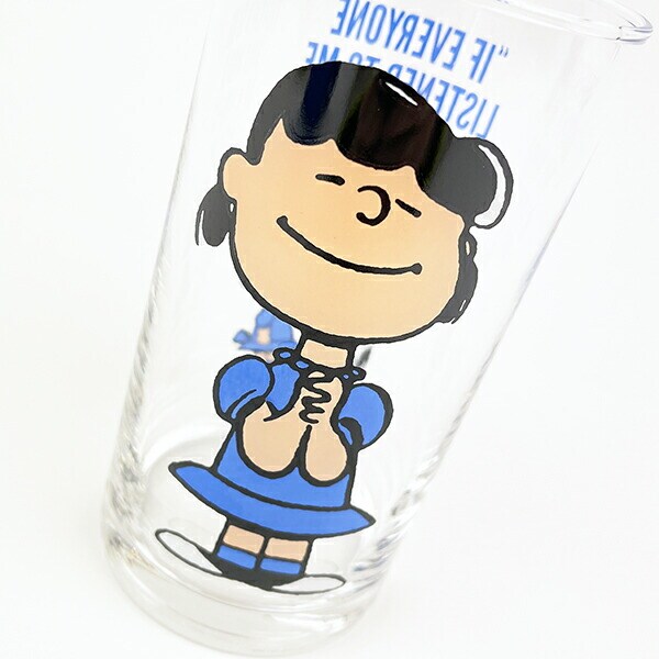 スヌーピー ルーシー グラス(ブルー) コップ 日本製 SNOOPY