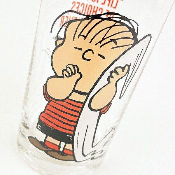 スヌーピー ライナス グラス(レッド) コップ 日本製 SNOOPY