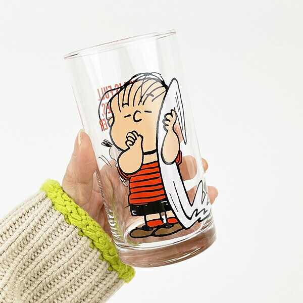 スヌーピー ライナス グラス(レッド) コップ 日本製 SNOOPY