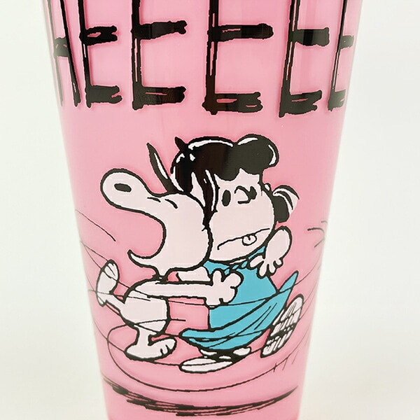 スヌーピー アクリルタンブラー (ピンク) コップ SNOOPY