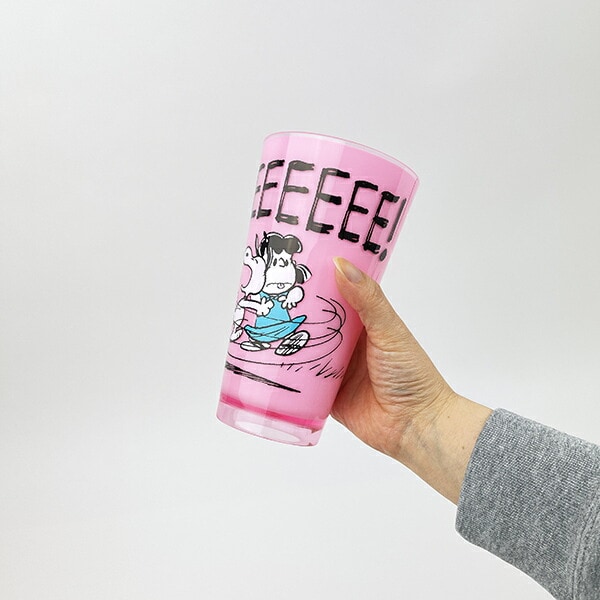 スヌーピー アクリルタンブラー (ピンク) コップ SNOOPY