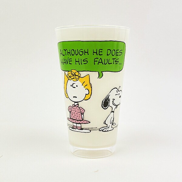 スヌーピー アクリルタンブラー (ホワイト) コップ SNOOPY