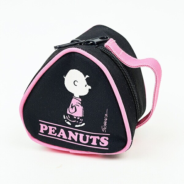 スヌーピー チャーリーブラウン おにぎりランチバッグ ブラック SNOOPY