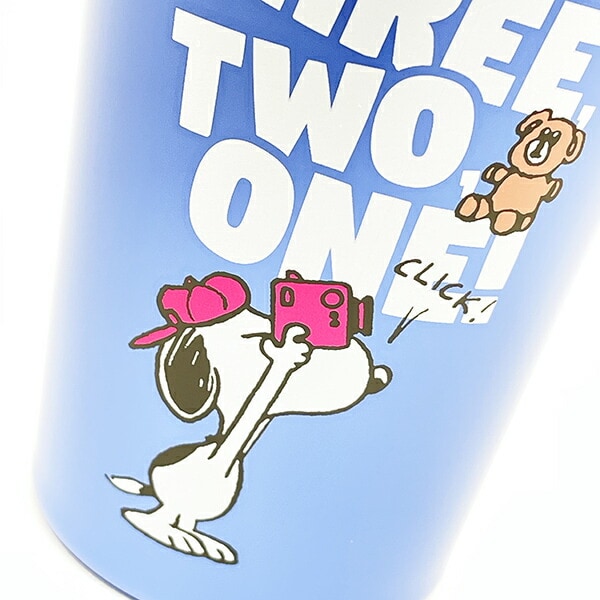 スヌーピー ステンレスタンブラー (ブルー) コップ SNOOPY