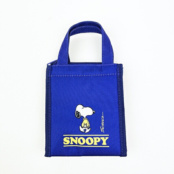 スヌーピー スクエアランチバッグ(SS) ネイビー SNOOPY