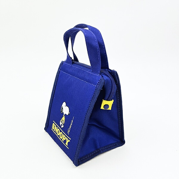 スヌーピー スクエアランチバッグ(SS) ネイビー SNOOPY