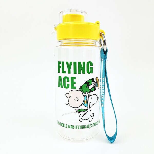 スヌーピー ストラップ付きドリンクホルダー(M) クリア ランチ 水筒 SNOOPY