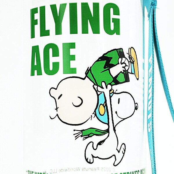 スヌーピー ストラップ付きドリンクホルダー(M) クリア ランチ 水筒 SNOOPY