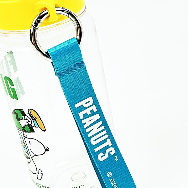 スヌーピー ストラップ付きドリンクホルダー(M) クリア ランチ 水筒 SNOOPY