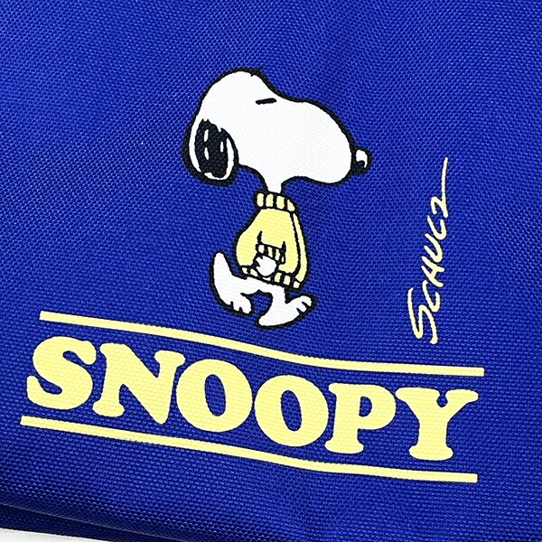 スヌーピー スクエアランチバッグ(M) ネイビー SNOOPY