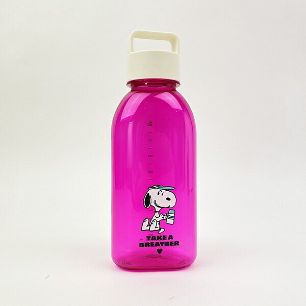 スヌーピー ピンク ドリンクボトル (L) 水筒 ランチ SNOOPY
