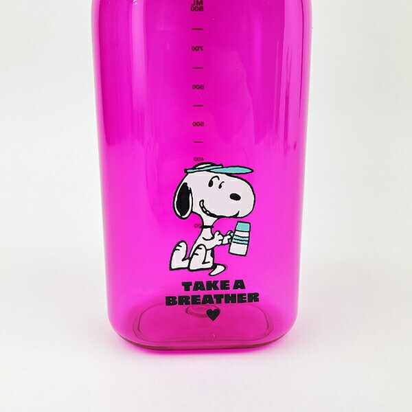 スヌーピー ピンク ドリンクボトル (L) 水筒 ランチ SNOOPY